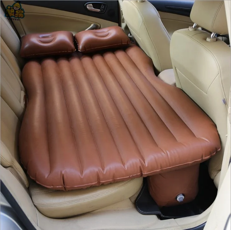 Удобная Складная портативная надувная дорожная Автомобильная воздушная кровать из ТПУ с насосом