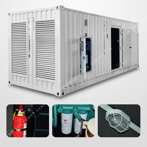 カミンズエンジン搭載KTA50-GS8 1500kva発電機1200kwコンテナサイレント1.5mvaディーゼル発電機価格