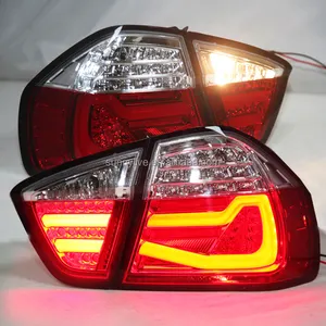 Pour BMW E90 Série 3 320i 323i 325 330 335 LED Feu arrière 05-08 Rouge Blanc JY