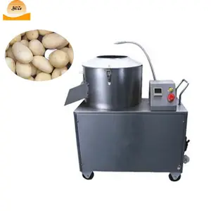 Otomatik tatlı patates soyma makinesi soyucu endüstriyel patates soyucu ve yongalama makinesi için restoran dilimleyici