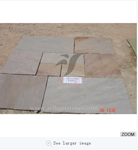 หินทรายนิวยอร์กอินเดียแผ่นใหญ่ขัดเงาสำหรับพื้นโรงแรมดีไซน์ทันสมัย - Product Image 2