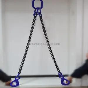 Chain Sling Shenli Rigging G100 Adjustable Single 1 2 3 4 Legs Lifting Chain Sling With Grab Hook