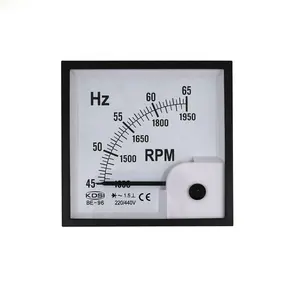KDSI SER-96 HZ + metros RPM 45-65Hz 220/440V rpm medidor de freqüência do medidor