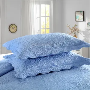 매우 안락한 고전적인 바느질 Coverlet 침대 세트