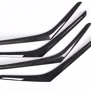 4Pcs For Mercedes benz W222 S Class S320 Car-styling ABS Dark Wood Grain Interior Door Decoration Strips Trim