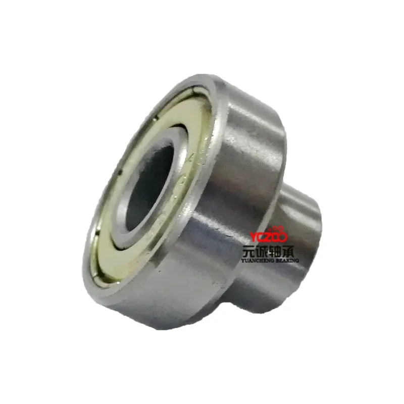 Tools used carbon steel 608zz ball bearing caster wheel with extended ring
