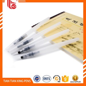 Pelo <span class=keywords><strong>de</strong></span> nylon cepillo <span class=keywords><strong>de</strong></span> agua art pen pinceles <span class=keywords><strong>de</strong></span> plástico pluma <span class=keywords><strong>de</strong></span> caligrafía - Product Image 2