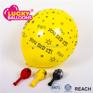 12 pulgadas <span class=keywords><strong>FELICIDADES</strong></span> LO HIZO <span class=keywords><strong>estrella</strong></span> globos de graduación personalizado globo globos de látex de impresión EN71 - Product Image 4