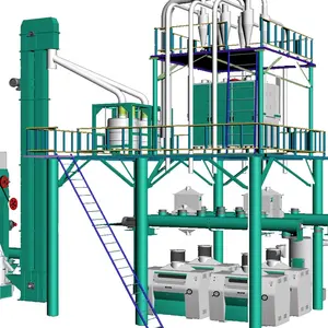 maismehl-mühlenmaschine für neue mehlmühle fabrik