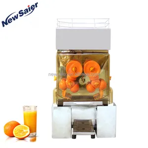Exprimidor zumo naranja limon maquina comercial de aço inoxidável
