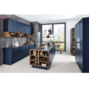 خزائن المطبخ الفاخرة الحديثة بيضاء عالية اللمعان لون الطلاء وحدات الكوارتز الاصطناعي أعلى تصميم مخصص الإنتاج - Product Image 4