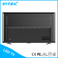 4 K Android Chine TV, 43 50 55 65 40 pouces Noir Boîte D'emballage Enceintes Directe LCD LED TV, marché de l'europe DVB-C Récepteurs-tv IC