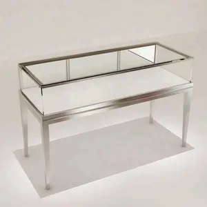 Metal Table Leg Case Jewellery Accessories Used And TableJewelry Cabinet Display Metal Showcase Manufacturers