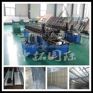 रोल पूर्व मशीन बनाने प्रोफाइल drywall सीडी और यूडी प्रकाश गेज इस्पात तैयार मशीन - Product Image 2