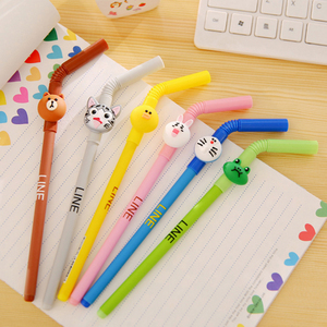 Kawaii paja animales <span class=keywords><strong>de</strong></span> dibujos animados <span class=keywords><strong>de</strong></span> la <span class=keywords><strong>pluma</strong></span> <span class=keywords><strong>de</strong></span> <span class=keywords><strong>gel</strong></span> papelería escribir bolígrafos - Product Image 5