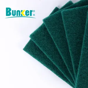 Dark Green Raw material of abrasive heavy-duty scouring pad for cleaning products