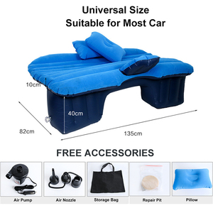 Colchón Inflable para Asiento Trasero de <span class=keywords><strong>Coche</strong></span> con Bomba de Aire y Almohadas - Accesorio Duradero para el Interior del <span class=keywords><strong>Coche</strong></span> para Viajes y <span class=keywords><strong>Camping</strong></span> - Product Image 3
