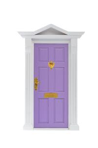 1:12 Dollhouse di legno fata porta da giardino in miniatura fatina dei denti cerniere della porta giocattolo porta del garage fai da te piccolo mini accessori casa delle bambole - Product Image 5
