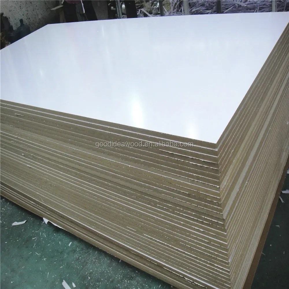 100% Pappel 4*8 weiße Farbe Melamin <span class=keywords><strong>mdf</strong></span>