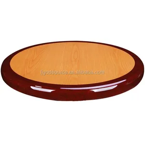 Resin Wood Table Tops Cheap Epoxy Resin Laminate Beech Outdoor Restaurant Solid Wooden Dining Dinner Table Top