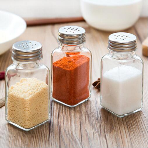 4oz 8oz Salt and Pepper Shakers Saleros Seasoning spice jars glass