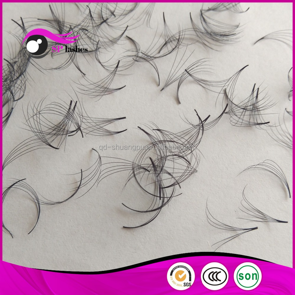 Premade Fans Volume Lâche Cils Lâche 3D 4D 5D Pbt Coréen synthétique Faux Cils Extensions En Vrac 2D 3D 4D 5D Volume Cils