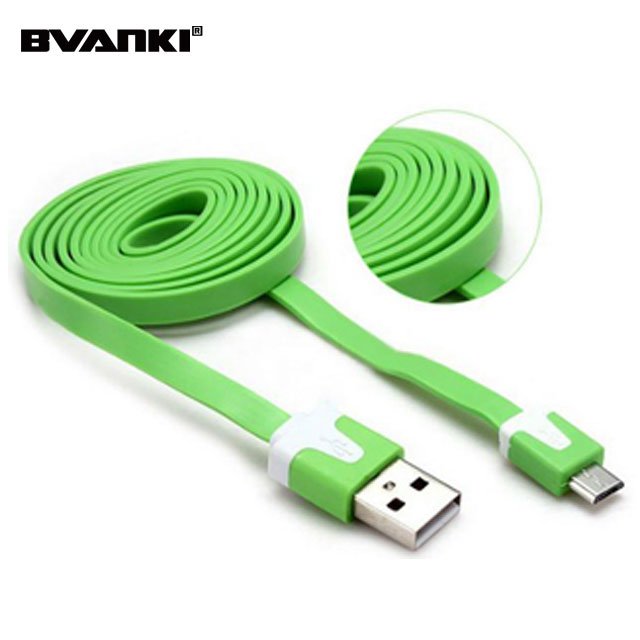 Produk Baru 2019 Produk Terlaris Kabel Pengisi Daya USB Datar Kabel USB Mikro