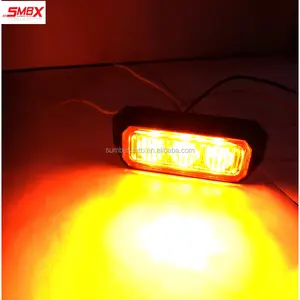 Eclairage de tête LED certifié E9 12-24V, boîtier en aluminium, lumière de tableau de bord, clignotant, modèle de flash 9