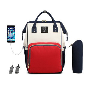 Vente en gros de sacs à couches pour bébés Sacs à dos de voyage multifonctions étanches pour maman, papa, hommes et femmes - Product Image 3