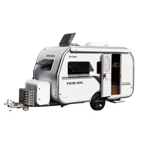 Escape-3.8 米大caravan FS-9012 与双层床和洗手间-FSRV 旅行拖车和露营