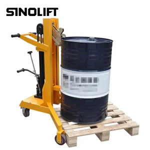 Sinolift DTF450 Hand Hydraulische Roterende Olie Drum Lifter Met Driehoek Benen