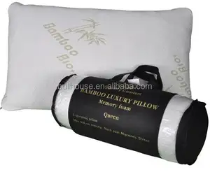 وسائد سرير للنوم-وسادة رغوية ممزقة-بطانة مميزة قابلة للتعديل-مع تبريد قابل للغسل وقابل للإزالة من خشب الخيزران