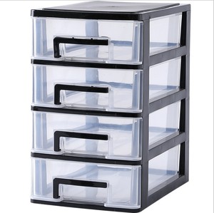 2024 Desktop <strong>Mini</strong> Cosmetic Divider Household <strong>Storage</strong> Organizers Custom OEM 4-layer Plastic Table Drawers <strong>Cabinets</strong> Office <strong>Storage</strong> - Product Image 1