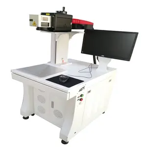 Desktop 3D 20W MOPA color fiber laser Marking Machine non-metal laser 3d marking machine