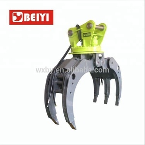 Máy Xúc Đính Kèm Xoay Gỗ Máy Xúc Xoay Thủy Lực Đá Grapple Công Suất Cao Thủy Lực Log Grapple Rock Grab - Product Image 2