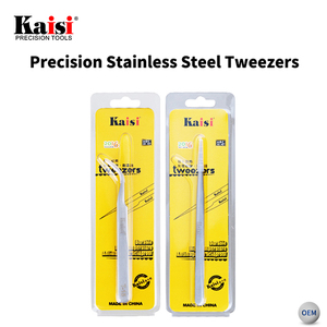 Pinset Ujung Lengkung Baja Anti Karat Presisi Kaisi 7-Sa Anti-Magnet Anti-Acid Non-Korosif, Serbaguna, Promo Panas - Product Image 4
