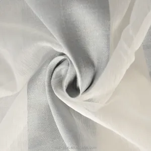 100% Polyester Organza Sheer Vorhang Für Wohnzimmer Fenster