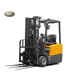 Forklift Elektrik Roda 3 1.3 Ton Populer Truk Baterai 1300Kg Buatan Tiongkok