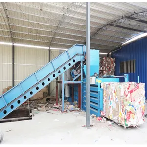 Recycled Waste Paper /Waste Carton /Cardboard Compression Machine Paper Baler Machine Price