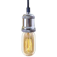 Lámpara decorativa Vintage, E26, E27, T45, 40W, 60W, Bombilla Edison decorativa tradicional Vintage con soporte de enchufe de lámpara, el mejor precio