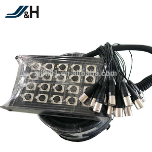 24 Entrée 8 Sortie <span class=keywords><strong>XLR</strong></span> <span class=keywords><strong>Ou</strong></span> 1/4 "Téléphone <span class=keywords><strong>Jack</strong></span> 32 Canal Audio Serpent Câble Avec Boîtier de Scène - Product Image 3