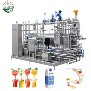 Capacidade 0.3- 10 t/h pasteurizador de leite de aquecimento automático completo do vapor