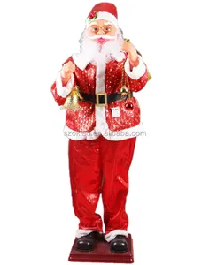 Электрический музыкальный танцующий Санта-Клаус, Рождество, 1,6 м
