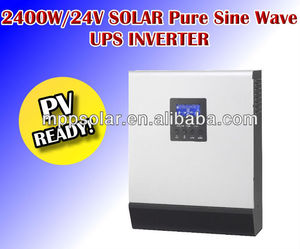 contra sobretensiones 2400w 4800w 24v de onda sinusoidal pura inversor cargador híbrido solar inversor - Product Image 1