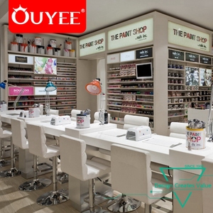 Diseño de Interiores de Mini Mercado en 3D Max, Exhibidores de Maquillaje, Muebles para Tienda de Cosméticos - Product Image 4