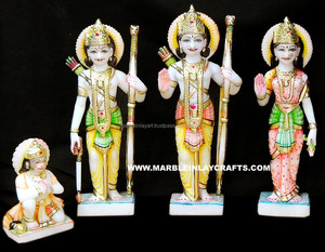 Ram Darbar Marble Statue India - Product Image 1