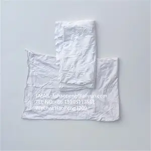 أبيض اللون قطع تي شيرت قطعة قماش مصنوعة من القطن <span class=keywords><strong>25</strong></span> كجم بالة - Product Image 1