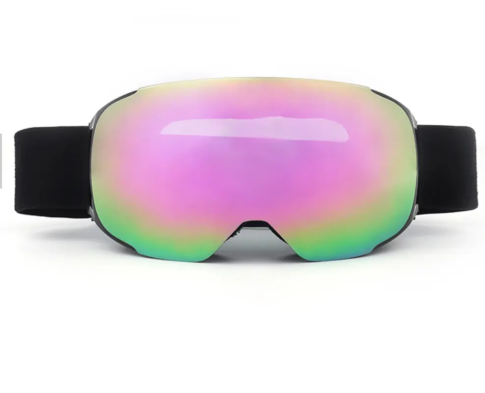 Factory custom Polarized magnetic ski goggles with removable lenses