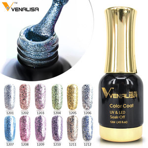 VENALISA Nuevo Producto para Decoración <span class=keywords><strong>de</strong></span> <span class=keywords><strong>Uñas</strong></span>, <span class=keywords><strong>Uñas</strong></span> Acrílicas, 12 Polvos Brillantes con Lentejuelas, Diseño <span class=keywords><strong>de</strong></span> <span class=keywords><strong>Uñas</strong></span> con Gel Líquido - Product Image 2