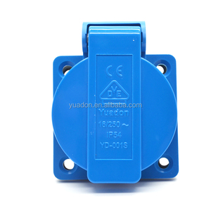 <span class=keywords><strong>Prise</strong></span> de courant <span class=keywords><strong>électrique</strong></span> <span class=keywords><strong>suisse</strong></span> étanche IP54, 5 pièces, qualité supérieure, avec couvercle - Product Image 2
